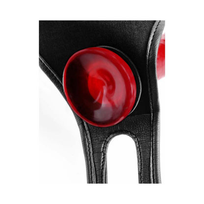 FETISH FANTASY SERIES VELCRO CROTCHLESS HARNESS BLACK