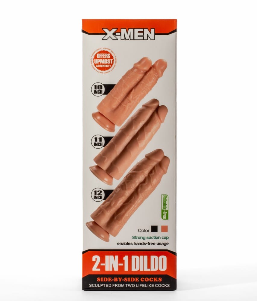 X-MEN - X-MEN 11" 2-IN-1 DILDO FLESH