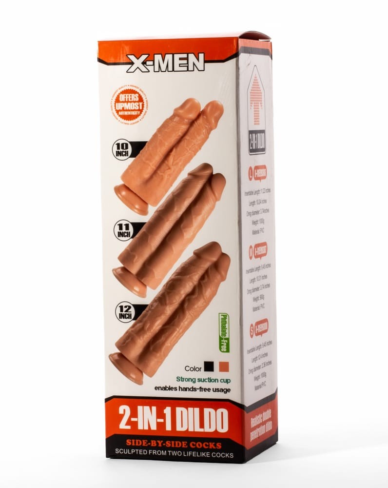 X-MEN - X-MEN 11" 2-IN-1 DILDO FLESH