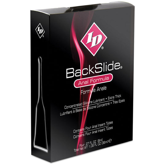 ID BACKSLIDE ANAL INSERTS 8ML (4 INSERTS PER BOX)