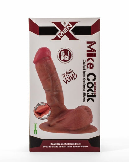 OUTLET - X-MEN MIKE 6.1" COCK TAN BROWN