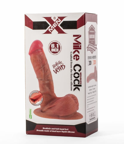 OUTLET - X-MEN MIKE 6.1" COCK TAN BROWN