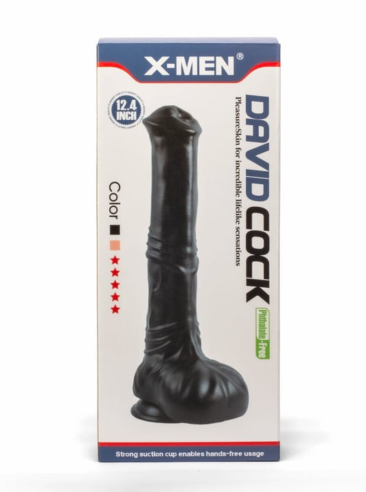 X-MEN - X-MEN DAVID 12.4" COCK BLACK