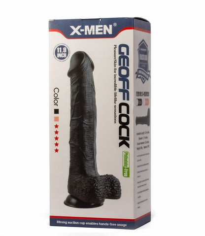 X-MEN - X-MEN GEOFF 11.9" COCK BLACK