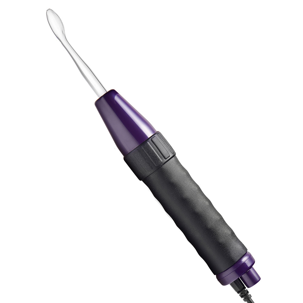 XR BRANDS - ZEUS DELUXE EDITION TWILIGHT VIOLET WAND WITH 5 ATTACHMENTS