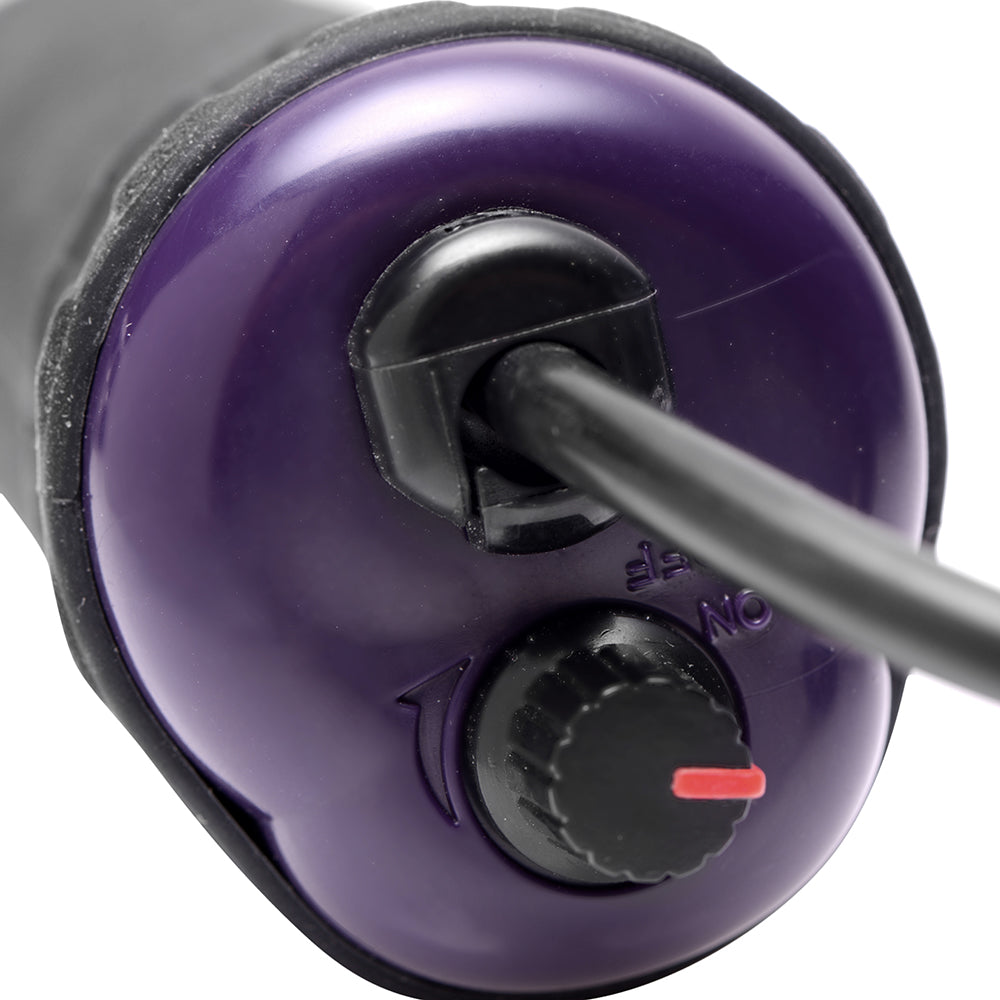 XR BRANDS - ZEUS DELUXE EDITION TWILIGHT VIOLET WAND WITH 5 ATTACHMENTS