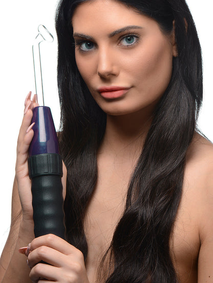 XR BRANDS - ZEUS DELUXE EDITION TWILIGHT VIOLET WAND WITH 5 ATTACHMENTS