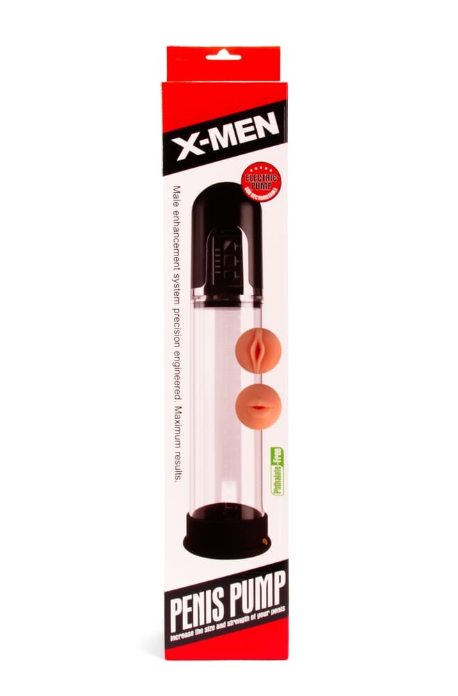X-MEN - X-MEN ELECTRIC PENIS PUMP BLACK