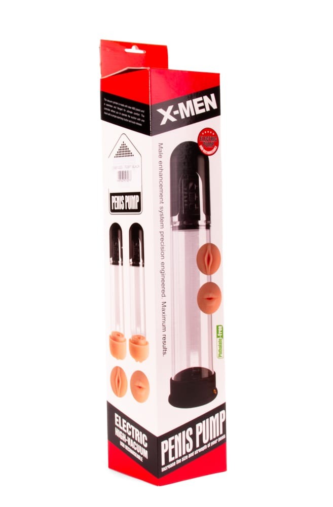 X-MEN - X-MEN ELECTRIC PENIS PUMP BLACK