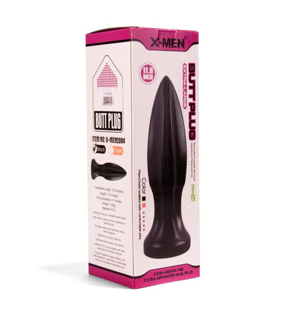X-MEN - X-MEN 11.8 INCH BUTT PLUG BLACK