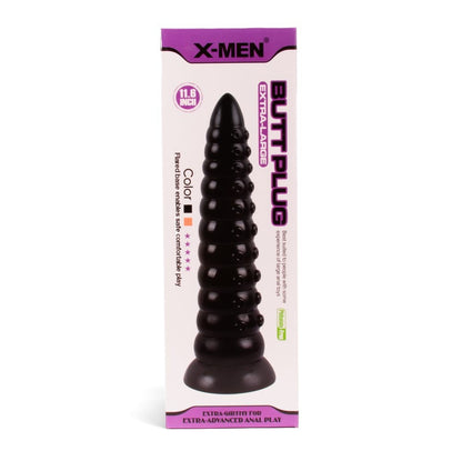 X-MEN - X-MEN 11.6 INCH BUTT PLUG BLACK