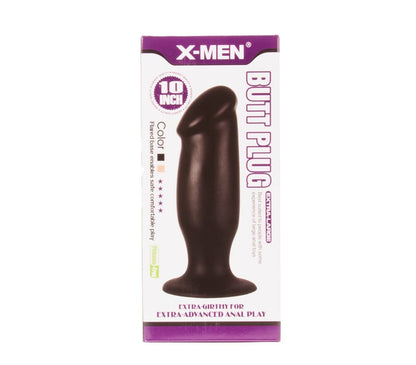X-MEN - X-MEN 10 INCH BUTT PLUG BLACK