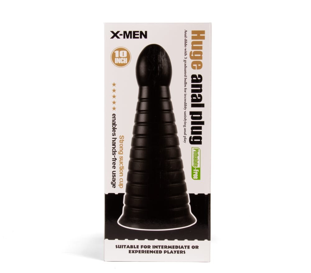 X-MEN - X-MEN 10 INCH HUGE ANAL PLUG BLACK