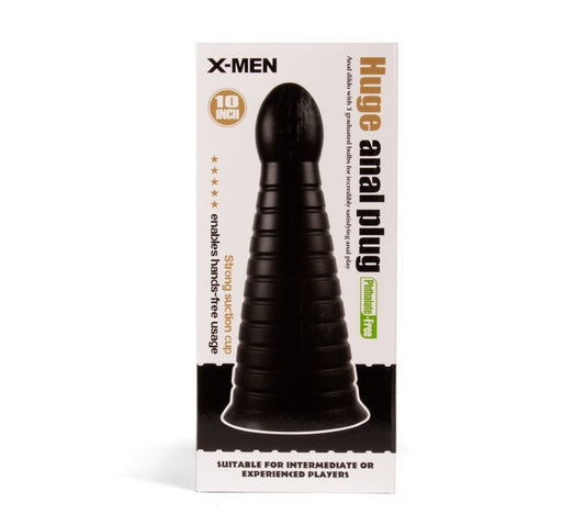 X-MEN - X-MEN 10 INCH HUGE ANAL PLUG BLACK