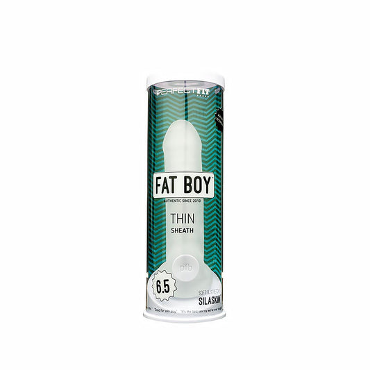 PERFECT FIT - FAT BOY THIN 6.5 IN. EXTENDER SHEATH CLEAR