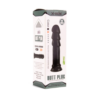 X-MEN - X -MEN 11 INCH BUTT PLUG BLACK
