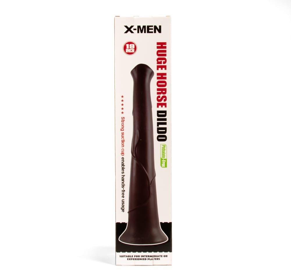 X-MEN - X-MEN HUGE HORSE DILDO 19 INCH BLACK