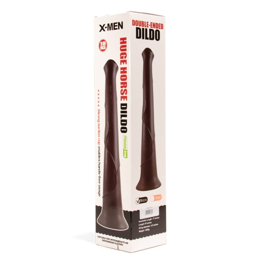 X-MEN - X-MEN HUGE HORSE DILDO 19 INCH BLACK