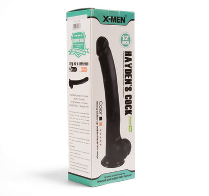 X-MEN - X-MEN HAYDEN’S 12 INCH COCK BLACK
