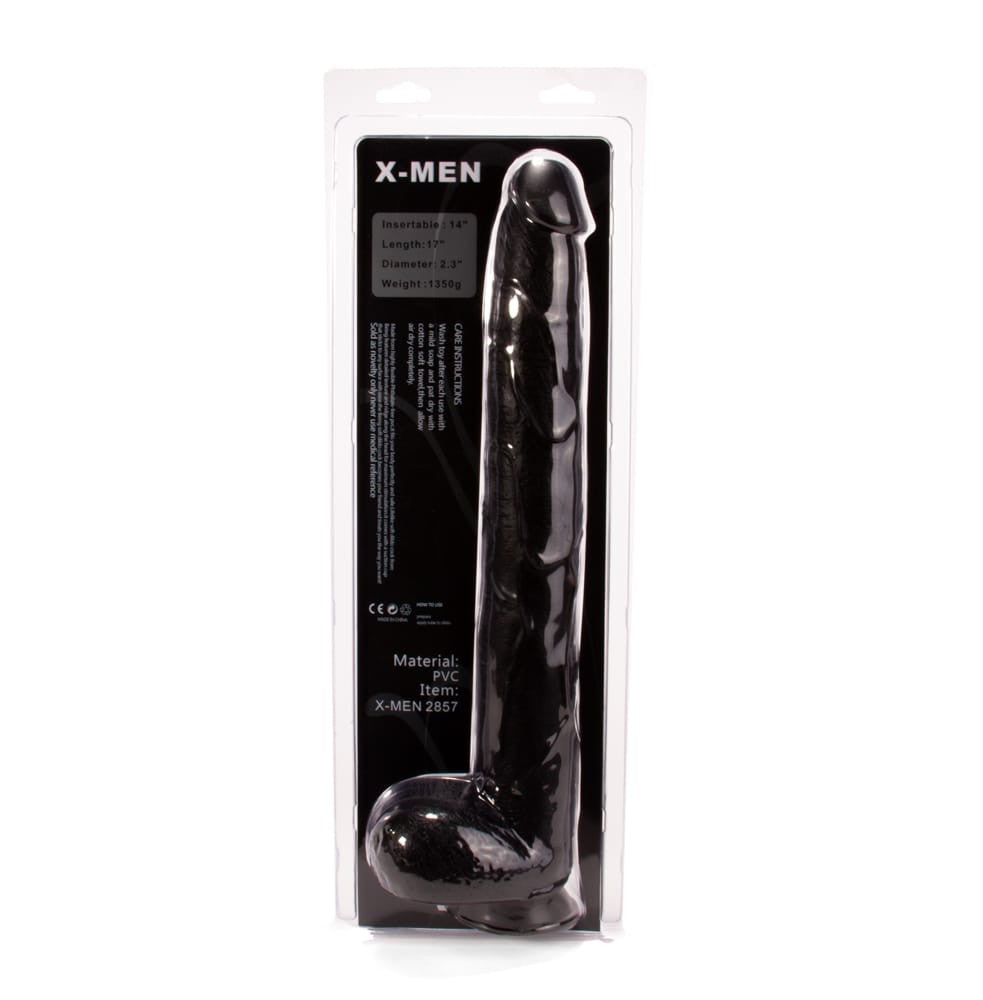 X-MEN - X-MEN MARCUS'S 17 INCH COCK BLACK