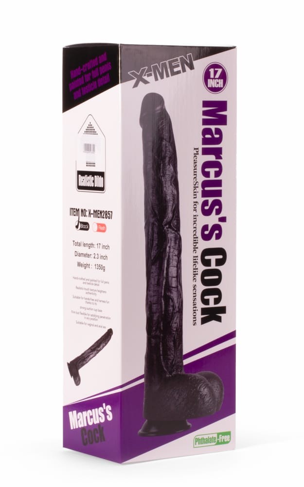 X-MEN - X-MEN MARCUS'S 17 INCH COCK BLACK