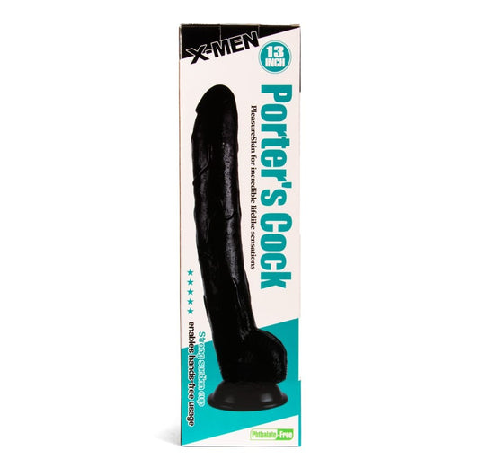 X-MEN - X-MEN PORTER'S 13 INCH COCK BLACK
