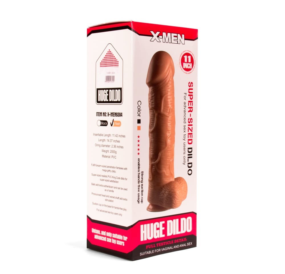 X-MEN - X-MEN SUPER SIZED DILDO 11 INCH FLESH II