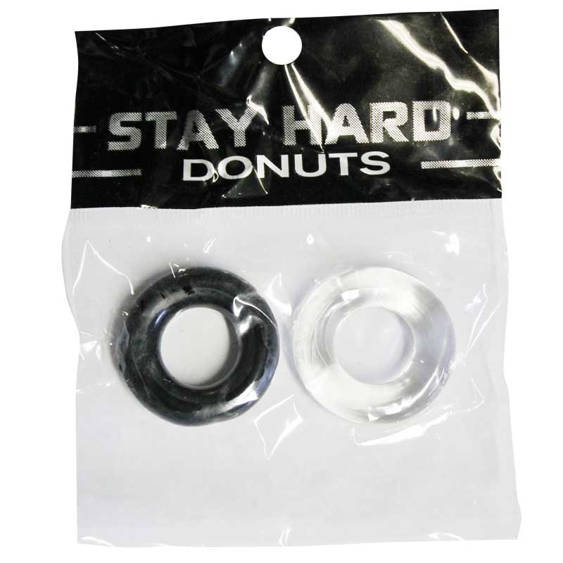 SI NOVELTIES - SI POWER STRETCH DONUTS 2PK BLACK/CLEAR