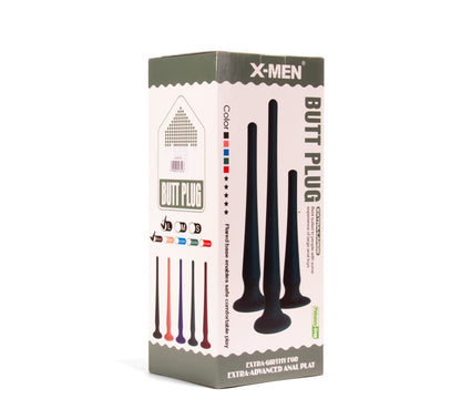 X-MEN - X-MEN BUTT PLUG SIZE L BLACK