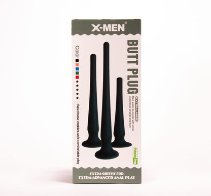 X-MEN - X-MEN BUTT PLUG SIZE M BLACK