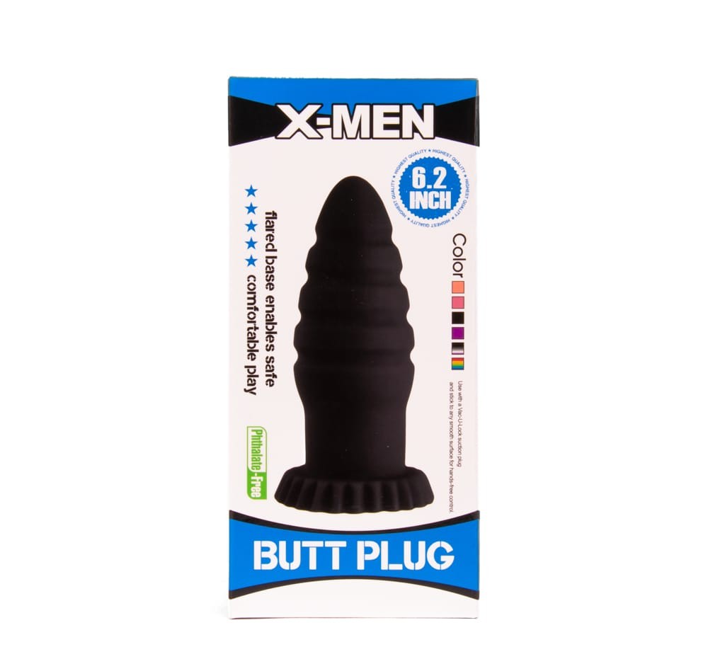 X-MEN - X-MEN 6.2 INCH BUTT PLUG FLESH
