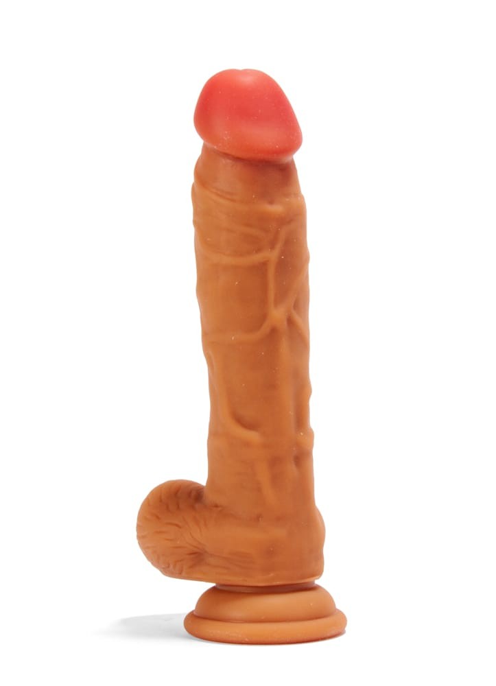 X-MEN - X-MEN 8.4 INCH DUAL LAYERED DILDO BROWN_B0O50_1