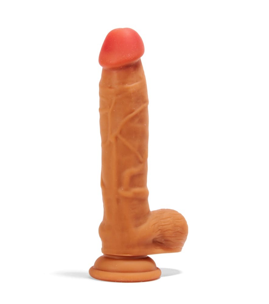X-MEN - X-MEN 8.4 INCH DUAL LAYERED DILDO BROWN_B0O50_1