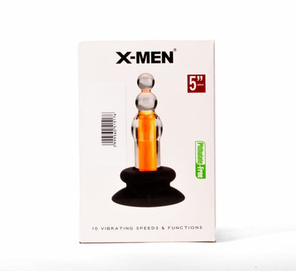 X-MEN - X-MEN 10 SPEEDS VIBRATING BEADED PLUG_B15O50_1