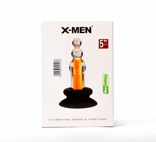 X-MEN - X-MEN 10 SPEEDS VIBRATING BEADED PLUG_B15O50_1