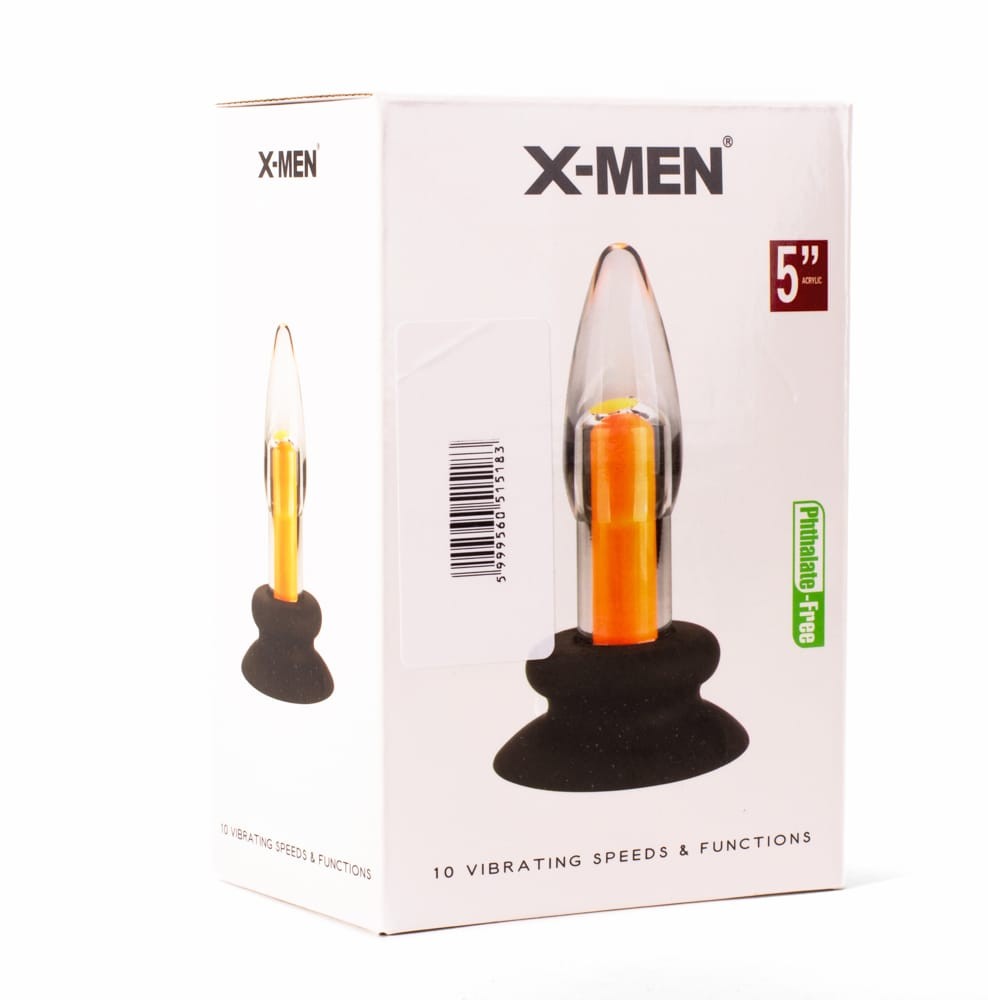 X-MEN - X-MEN 10 SPEEDS VIBRATING PLUG_B15O50_1