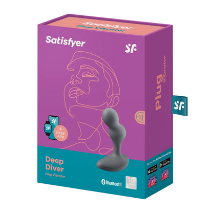 SATISFYER - DEEP DIVER CONNECT APP GREY