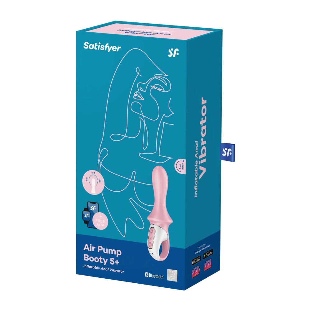 SATISFYER - AIR PUMP BOOTY 5+ PINK