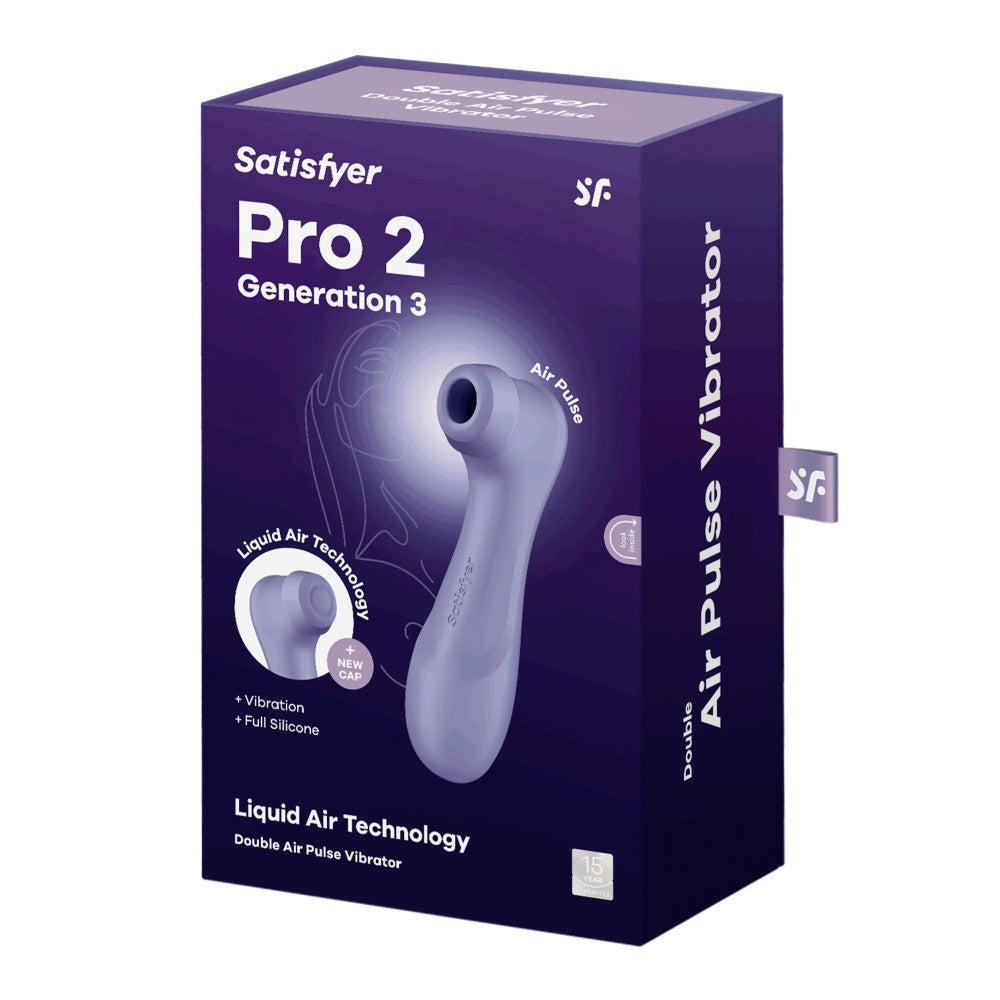 SATISFYER - PRO 2 GENERATION 3 WITH LIQUID AIR LILAC