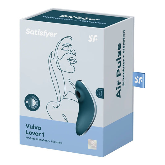 SATISFYER - VULVA LOVER 1 BLUE