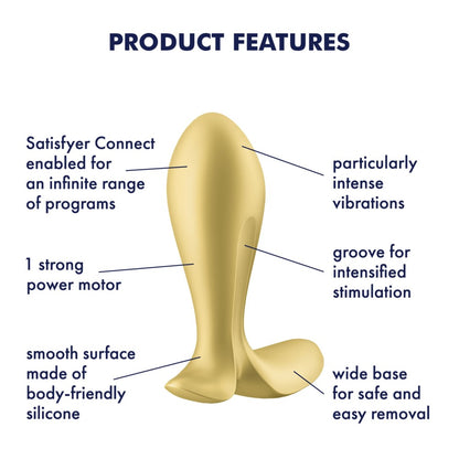 SATISFYER - INTENSITY PLUG GOLD
