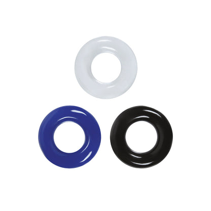 NS NOVELTIES - RENEGADE STAMINA RINGS 3-PACK