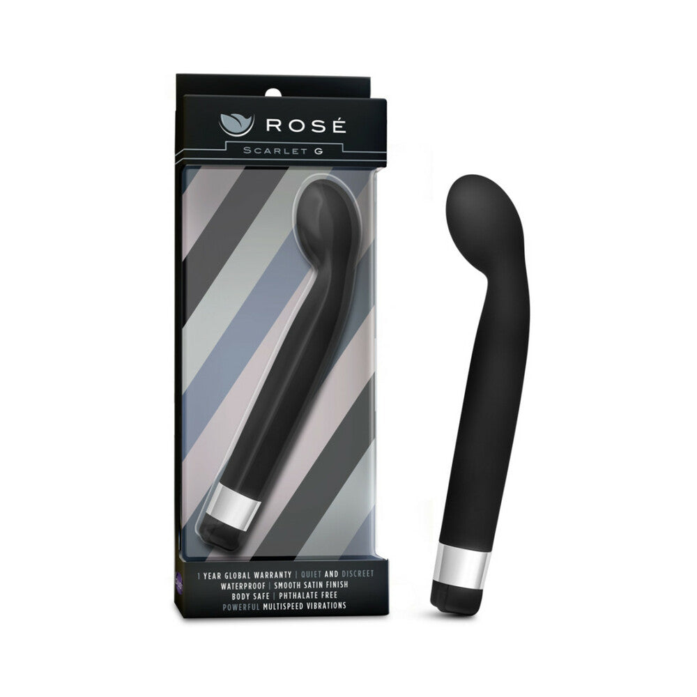 ROSE SCARLET G SLIMLINE G-SPOT VIBRATOR BLACK