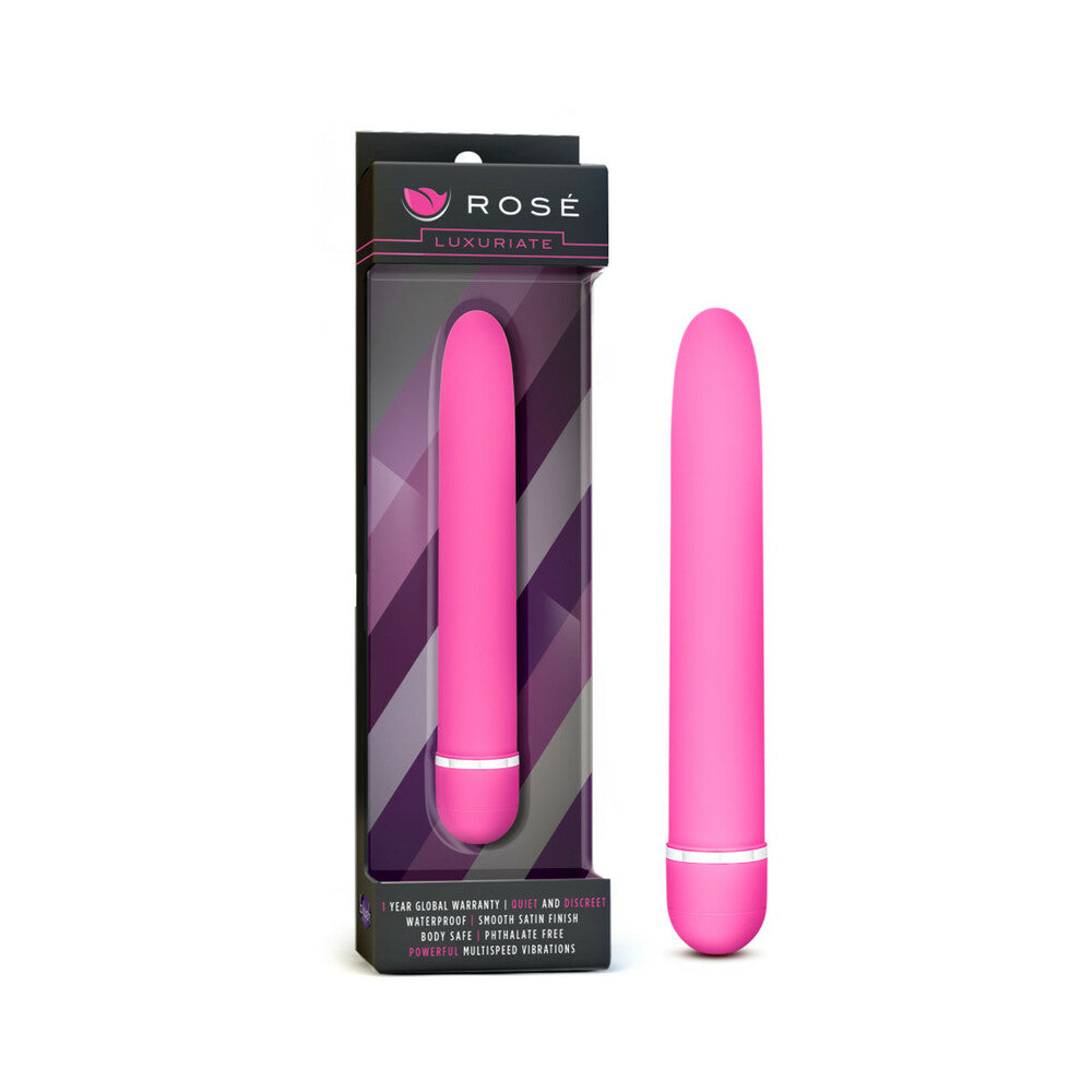 BLUSH - ROSE LUXURIATE CLASSIC SLIMLINE VIBRATOR