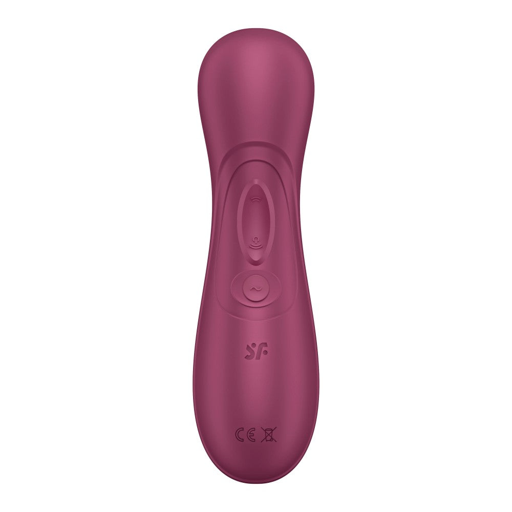 SATISFYER - PRO 2 GENERATION 3 WITH LIQUID AIR WINE RED