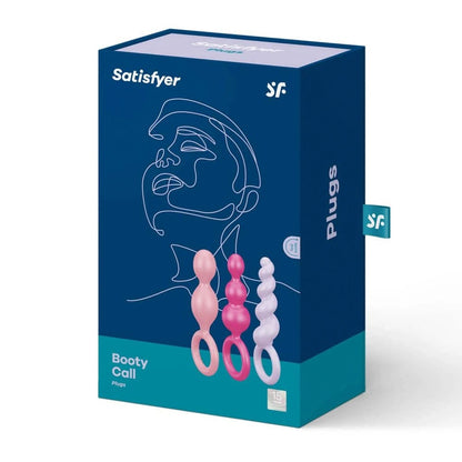 SATISFYER - SATISFYER BOOTY CALL (SET OF 3) COLOURED