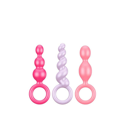 SATISFYER - SATISFYER BOOTY CALL (SET OF 3) COLOURED