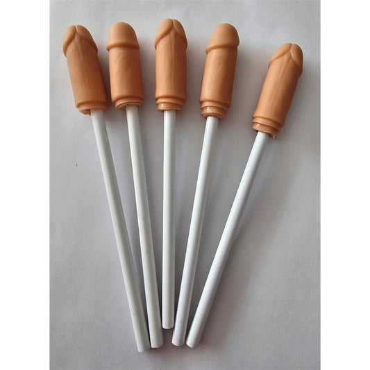 DIVERTY SEX - 5 PENS WITH A PENIS-SHAPED TIP