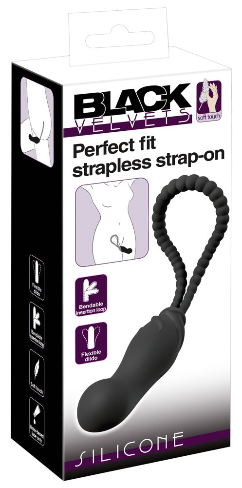 BLACK VELVETS - PERFECT FIT STRAPLESS STRAP-ON