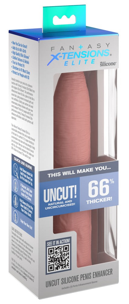 FANTASY X-TENSIONS ELITE - UNCUT SILICONE PENIS ENHANCER